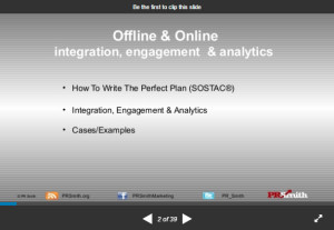 SOSTAC(r) Planning - offline & online -integration, innovation & engagement 