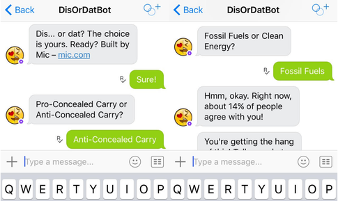 Bots didordat helps customers make decisions