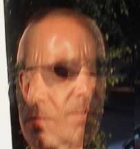 Blurred man - the right to his data being erased