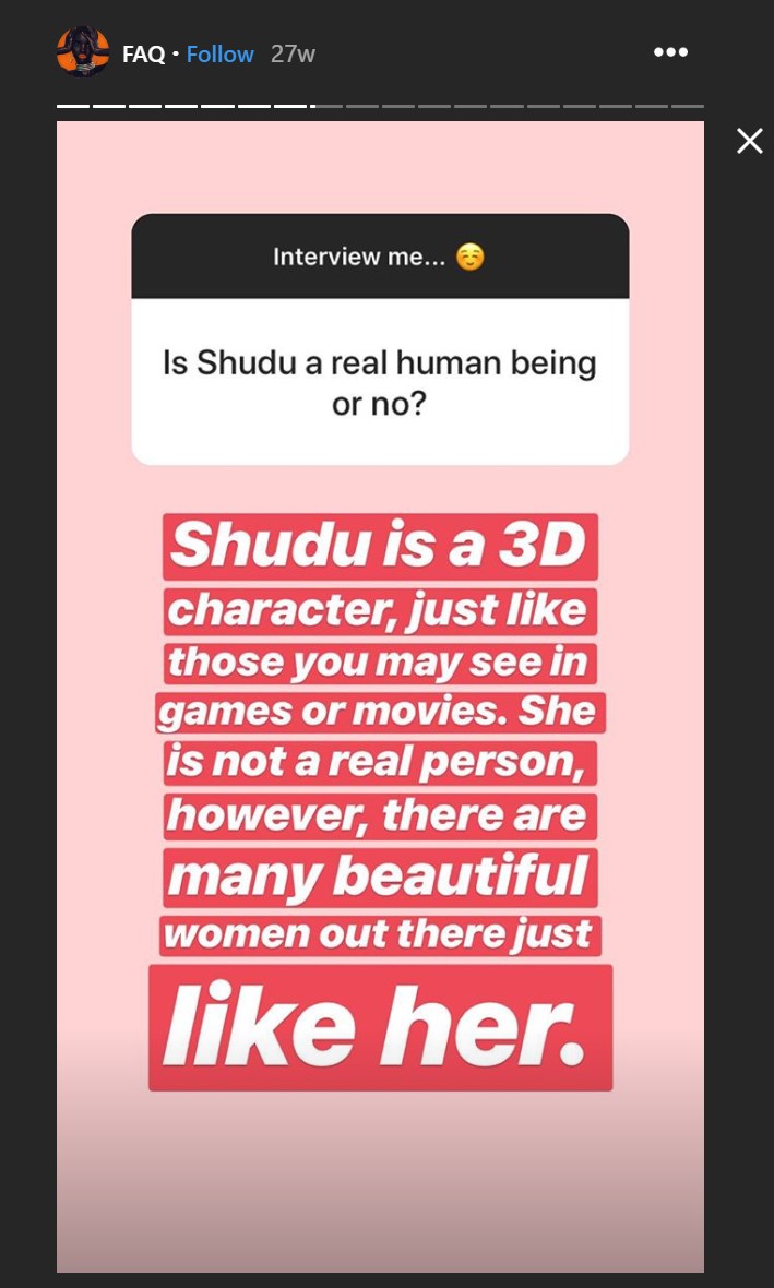 An FAQ from Shudu's Instagram page
