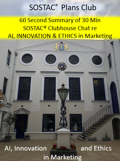 Summary of our 30 minute chat with picture of a London courtyard