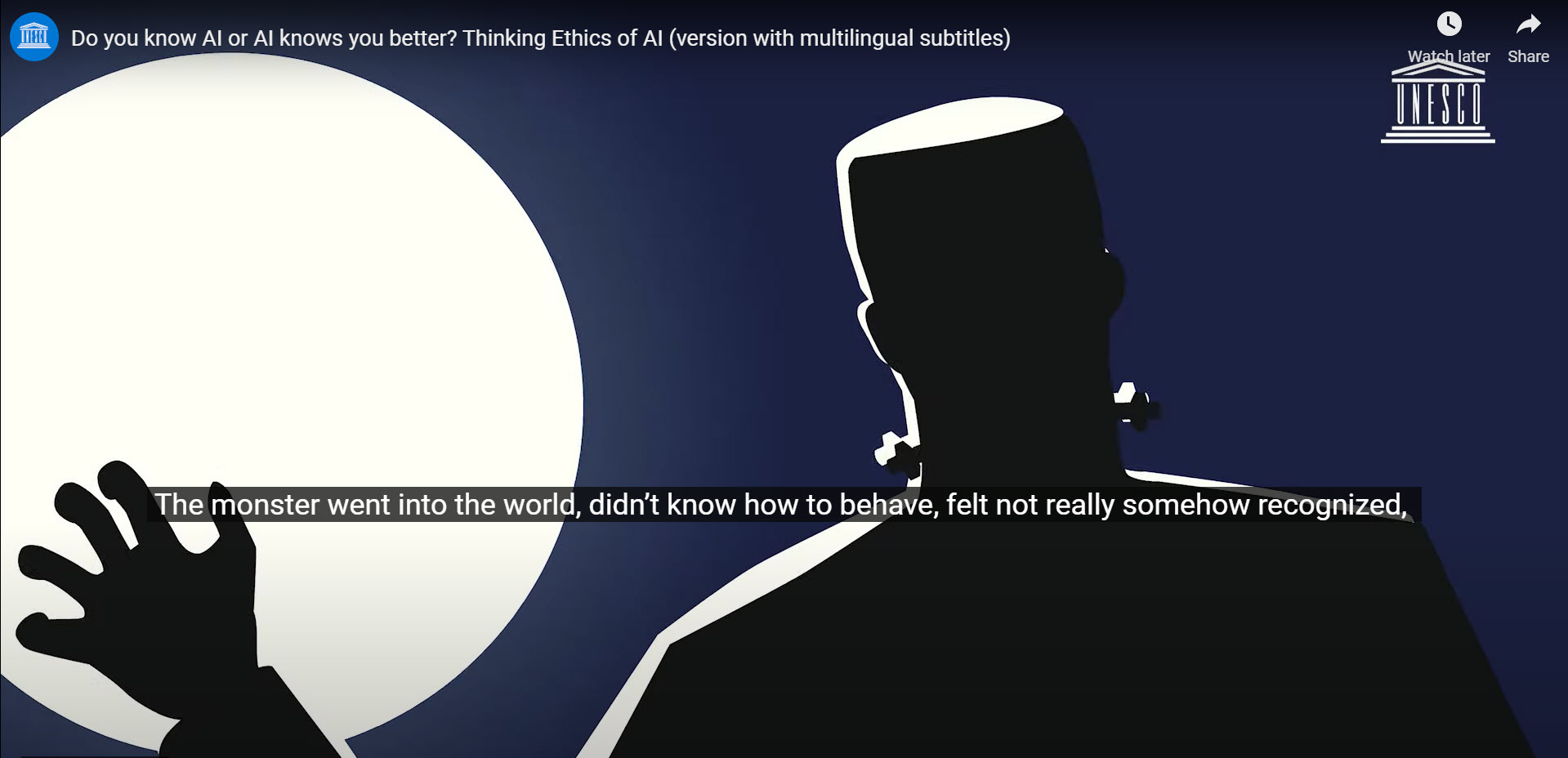 What is the AI Lesson from the Frankenstein story