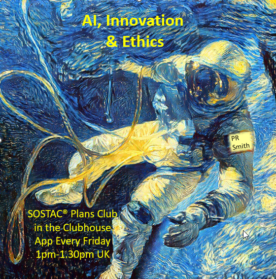 Astronaut with SOSTAC Plans Club 1pm-1.30pm Fro in the SOSTAC Plans Club