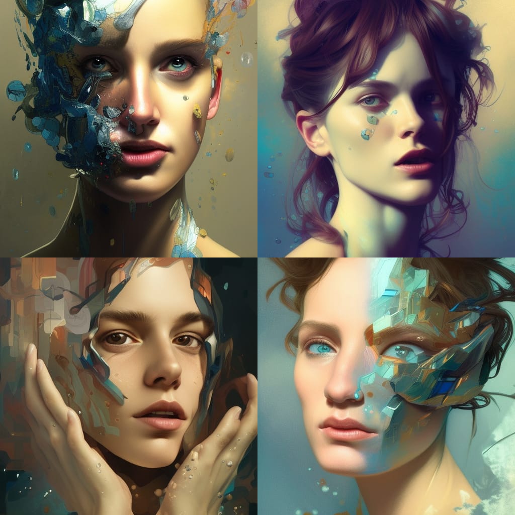 Images of digitised ladies