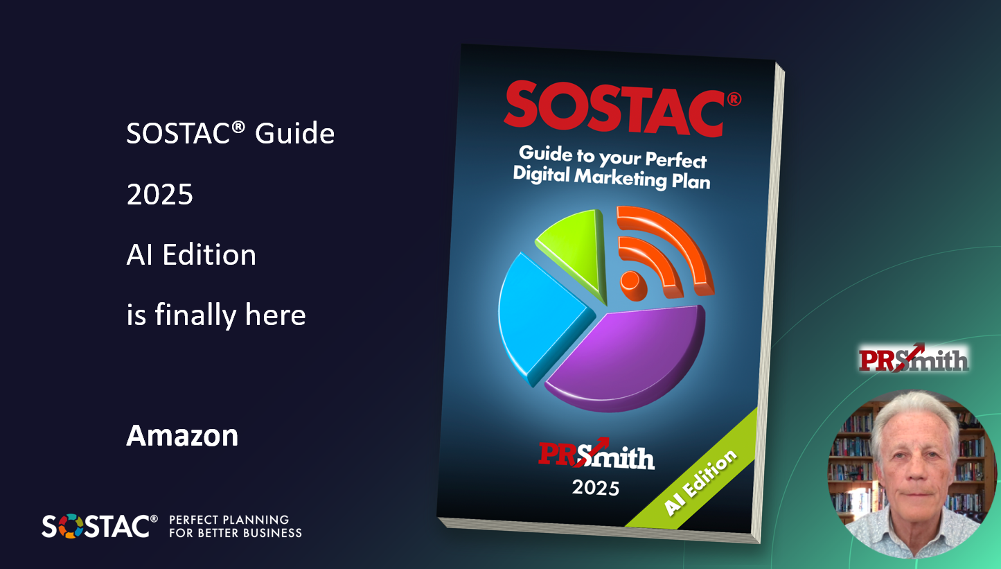 SOSTAC(r) Guide to your perfect digital marketing plan 2025 (AI edition) is finally here.