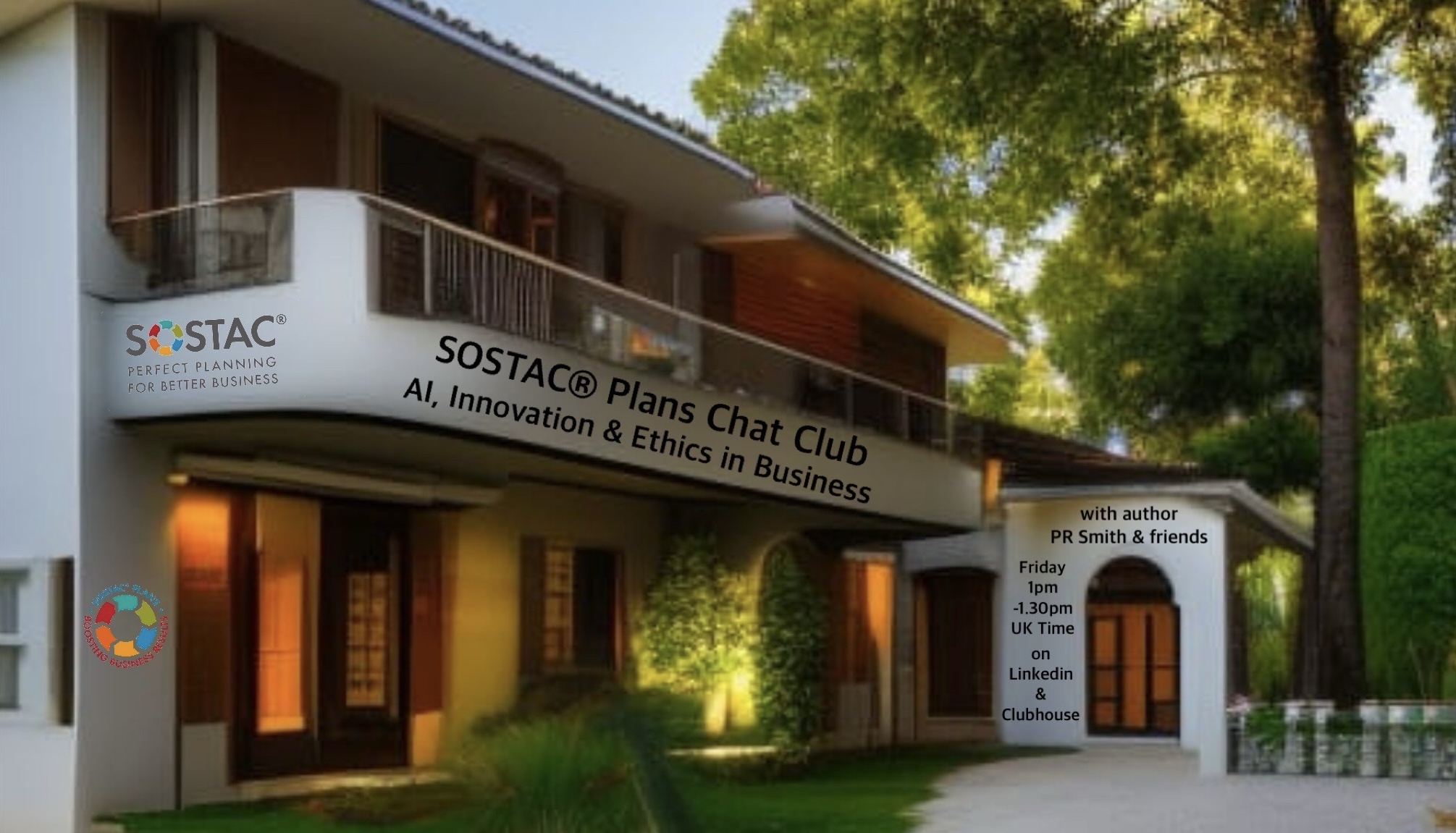 Hotel with SOSTAC(r) Plans Chat Club sign
